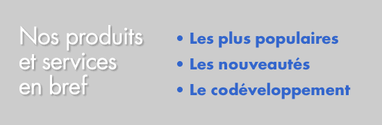 Nos services en bref